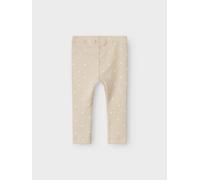 Lil' Atelier BABY Leggings 'NBFGAGO' crème / greige, Taille 80
