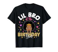 Lil Bro de The Birthday Girl Melanin Afro Girl Princess T-Shirt