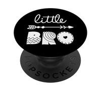 Lil Bro, Little Bro, Best Brother Ever Novelty Graphic Cool PopSockets PopGrip Adhésif