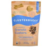Lil Bucks Clusterbucks Lot de 6 grappes de superaliments sans céréales fabriquées avec du sarrasin germé et des adaptogènes, collation sans gluten (Snickerdoodle)