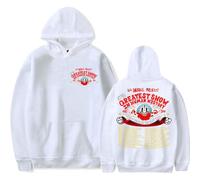 Lil Darkie 2025 Tour Merch Sweat à capuche d'hiver décontracté à manches longues pour homme/femme, blanc, XL
