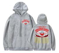 Lil Darkie 2025 Tour Merch Sweat à capuche d'hiver décontracté à manches longues pour homme/femme, gris, S