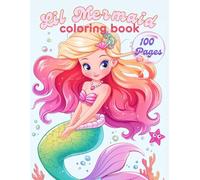 Lil Mermaid Coloring Book for Girls: 100 Pages of Magical Ocean Adventures, Cute Mermaids, Underwater Creatures & Fantasy Scenes | Perfect Gift for Kids Ages 4-12
