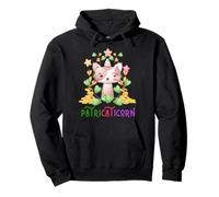 Lil Miss Irish Caticorn Vert St Patrick Chat Licorne Sweat à Capuche