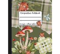 Lil Moo-Shroom Composition Notebook: 100 Pages of College Ruled Paper for School, Notes, Journaling, and Everyday Writing