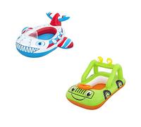 Bestway Voiture ou avion gonflable Lil' Navigator Baby Boat pour enfants