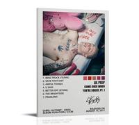 Lil Peep Come Over When You're Sober, Pt. 1 Music Album Cover Poster Peinture décorative Toile Art mural Salon Poster Chambre Peinture d'art mural Impression d'image moderne Décoration de chambre