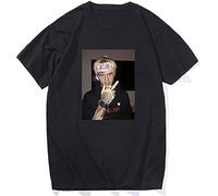 Lil Peep T Shirt Music Rap Man Summer Graphic Tees Singer Male Coming Oversize Clothing Comfortable Tee Shirt T-Shirt Black L
