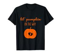Lil' Pumpkin on the Way Chemise de maternité Halloween Citrouille T-Shirt