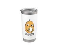 Lil Spuddy Jeu de mots drôle de pommes de terre Gobelet isotherme en acier inoxydable double paroi