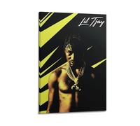 Lil Tjay Couverture de l'album signée Limited, couverture d'album de musique, chanteuse pop hip-hop, rap - Impression sur toile esthétique pour fille et garçon, adolescent - Décoration de dortoir - 60