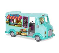 Li'l Woodzeez - 61522Z - Honeysuckle Camion Restaurant Friandises Sucrées Salées - 89 pièces Comprenant un Véhicule Miniature & Accessoires - Figurines non Incluses -Dès 3 ans - Bleu
