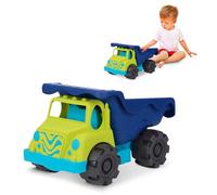 Li'l Woodzeez B. Toys - Colossal Cruiser - Bleu - Grand Camion-Benne 50 cm - Véhicule de Chantier pour la Plage et Le Jardin - Jouet Robuste pour Tout-Petits - 18 Mois et +