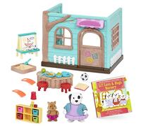 Li’l Woodzeez - Lil Woodzeez - Toy Preschool - Animal Figurine Playset - Storybook Bundle - 3 Years + - Li'l Luvs & Hugs Nursery - Deluxe