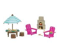 Li'l Woodzeez ensemble patio extérieur 18-pièces Multicolore G