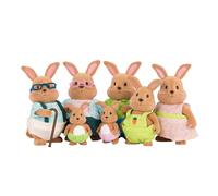 Li'l Woodzeez - Famille de lapins avec grands-parents