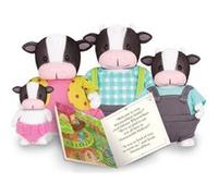 Li'l Woodzeez Famille de vaches Moosicalmoo, livre de lecture inclus Multicolore