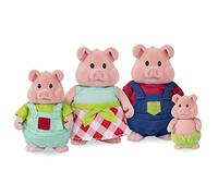 Li'l Woodzeez HCM Kinzel 43227 6196Z Lot de 4 Figurines d'animaux Douces, sans Livre, en lot, Jouets pour Enfants à partir de 3 Ans, Motif : Curlicue, Multicolore