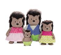 Li'l Woodzeez HCM Kinzel 43229 McBristly Lot de 4 Figurines de porcs-épics Doux sans Livre Jouet pour Enfants à partir de 3 Ans