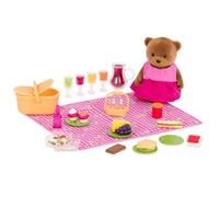 Li'l Woodzeez - Jeu de pique-nique - Aliments pour jouets - Jeu de pique-nique - Jouer à manger - 3 ans et +