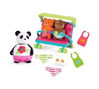 L'il Woodzeez Li’l Woodzeez - Small Baby Figurine - Playset for Kids - 3 Years + - Babysitter Set, Animal, WZ6717Z, Multicolore, Petit