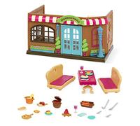 Li'l Woodzeez - Restaurant Pass-The-Pasta - Jouets de Restaurant - Jeu pour Enfants - Jeu de Figurines - 3 Ans et +