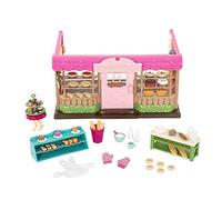 Li'l Woodzeez Tickle-Your-Taste-Buds Bakery - 69 pièces - Ensemble de Jouets avec Boulangerie, Nourriture de Jeu et Accessoires - Maisons Miniatures et Ensembles de Jeu pour Enfants à partir de 3 Ans