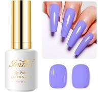 Lila Uv Nagellack, Lebendiges Lila Uv Gel Nagellack Soak Off Led Gel Nail Polish Herbst Winter Gel Nagellack Diy Nagel Kunst Starter Maniküre Salon Gellack Uv Kit 15ml