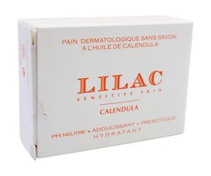 Lilac Calendula Pain Dermatologique Sans Savon À L'Huile De Calendula Peau Sensible 100g
