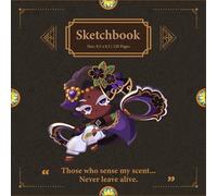 Lilac Cookie Sketchbook: Kingdom Run Drawing Journal with 120 blank pages in an 8.5 x 8.5 Art Doodle Pad for kids teens and creative artists
