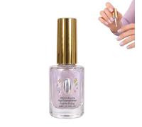 Lilac Glossy Mirror Nail Strengthener, Vernis Durcisseur à Ongles Extra Fort Durcisseur avec Couleur Violet, Durcisseur Ongle, Vernis Séchage Rapide, Renforce les Ongles Fragiles, Sans Lampe UV，1pc