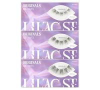 Lilac St - Originals Lot de 3 paquets de faux cils naturels (10-12-14 mm) - Aspect naturel - Légers et réalistes - Dure 10 jours - Sans cruauté envers les animaux