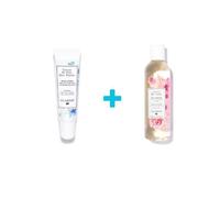 Lilaroze Paris Pack Baume à Lèvres Extrait de Fleur Des Alpes Miel de Tilleul Bio + Eau Micellaire Extrait de Rose Nettoie et