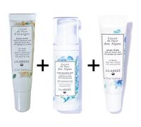 Lilaroze Paris - Pack Baume Lèvres Extrait de Fleur D'oranger Beurre de Karité + Baume à Lèvres Extrait de Fleur Des Alpes Miel de Tilleul Bio + Fluide Première Rides Extrait de Fleur Des Alpes Hydrat