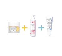Lilaroze Paris Pack Eau Micellaire Extrait De Rose Nettoie Et Démaquille Bio + Gel Mains Nettoyant Extrait De Fleur D'oranger + Crèm