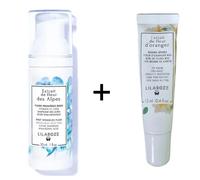 Lilaroze Paris Pack Fluide Première Rides Extrait De Fleur Des Alpes Hydrate Et Lisse Acide Hyaluronique + Baume Lèvres Extrait De F