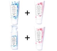 Lilaroze Paris Pack Gommage & Masque À La Rose + Fluide Premières Rides & Crème Mains Aux Extraits De Fleurs Des Alpes