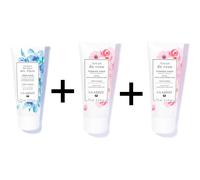 Lilaroze Paris - Pack Masque Visage Extrait de Rose Hydrate et Tonifie + Gommage Visage Extrait de Rose Exfolie et Adoucit + Crème Mains Extrait de Fleur Des Alpes Nourrit et Protège