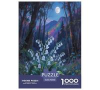 Lilas des Champs Puzzle 1000 Pièces Educa Jouet en Bois Cadeau Unique De l'art De La Décoration Jeu ÉduChatif Challenge Toy pour Adultes Et Enfants À Partir De 12 Ans 70x50cm/1000pcs