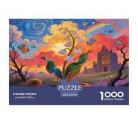 Lilas des Champs Puzzle 1000 Pièces Educa Jouet en Bois Cadeau Unique Décoration Intérieure Jeu ÉduChatif Challenge Toy pour Adultes Et Enfants À Partir De 12 Ans 70x50cm/1000pcs