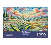 Lilas des Champs Puzzle 1000 Pièces Educa Jouet en Bois Divertissement Créatif Décoration Intérieure Jeu ÉduChatif Challenge Toy Adultes & Enfants des 14 Ans 70x50cm/1000pcs
