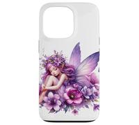 Lilas Fée Lilas Fées Fleurs de Lys Coque pour iPhone 13 Pro