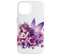 Lilas Fée Lilas Fées Fleurs de Lys Coque pour iPhone 14