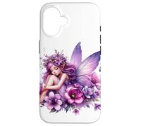 Lilas Fée Lilas Fées Fleurs de Lys Coque pour iPhone 16