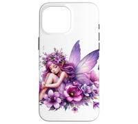 Lilas Fée Lilas Fées Fleurs de Lys Coque pour iPhone 16 Pro Max