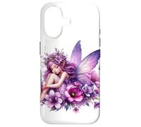 Lilas Fée Lilas Fées Fleurs de Lys Coque pour iPhone 17