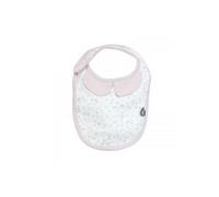 Lilas Lot De 2 Bavoirs Rose/Blanc 0-6 Mois De Domiva