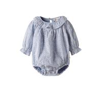 Lil'Atelier Barboteuse / body bleu clair / gris clair, Taille 62