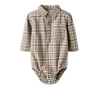 Lil'Atelier Barboteuse / body brocart / noisette / olive, Taille 56