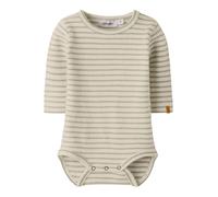 Lil'Atelier Barboteuse / body écru / gris clair, Taille 68